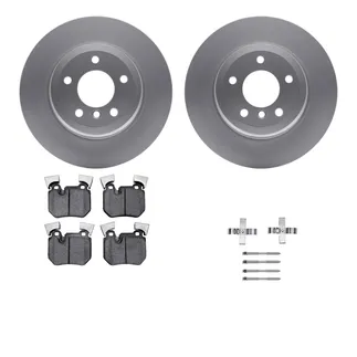 R1 Concepts WDUH1-31221 Carbon Series Brake Rotors W/ 5000 Oep Brake Pads & Hdw